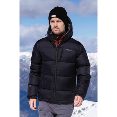 Mountain Warehouse Heren Frost II Extreme Donsjack (Jet Zwart)