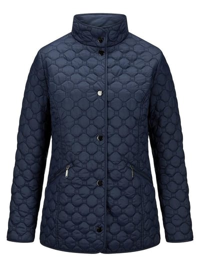 Gewatteerde jas Van Peter Hahn blauw