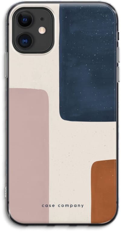 Case Company® - Hoesje geschikt voor iPhone 11 hoesje - Geo #5 - Soft Cover Telefoonhoesje - Bescherming aan alle Kanten en Schermrand