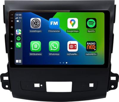 Carplay autoradio voor Mitsubishi Outlander | 2008 t/m 2012 | Android 13 | Draadloos Apple Carplay & Android Auto | 2GB + 32GB | 8-Core processor | Davilon | 2025 model | 2008 2009 2010 2011 2012 | Bluetooth & Wifi