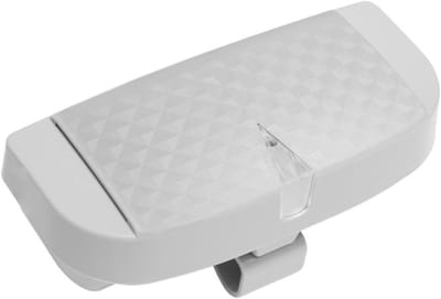 Brilhouder Auto - Zonnebril Opbergdoos - Veilig Opbergen - Krasbestendig Materiaal - 30 x 10 x 10 cm - Lichtgrijs