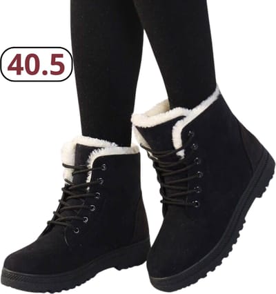 Nivard Sneeuwschoenen Voor Dames - Snowboots - Wintersport Sneeuwboots - Ski Gadgets - Maat 40.5 - Zwart