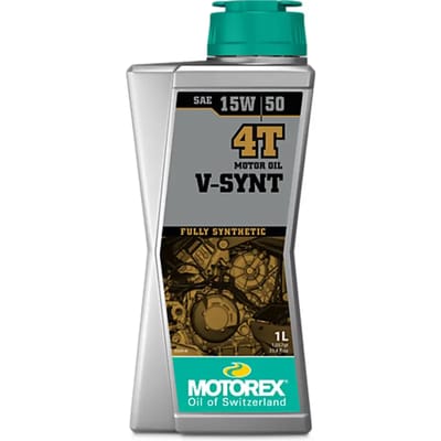Motorfiets motorolie Motorex V-SYNT 4T 15W50