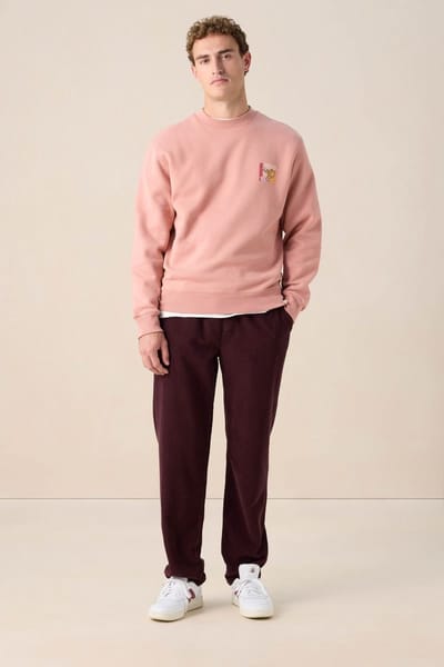 Sissy-Boy - Donkerbruine corduroy mid-rise broek