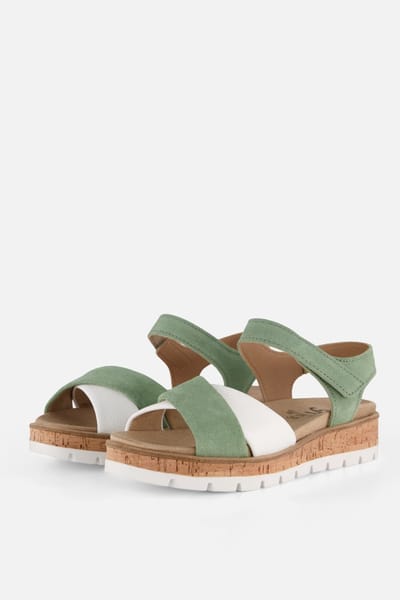 Feyn Sandalen groen Leer - Maat 36