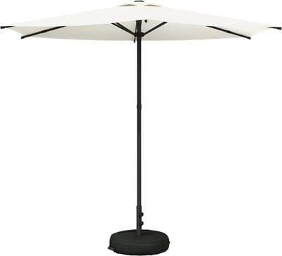 vidaXL - Tuinparasol - met - voet - 270 - x - 270 - cm - Polyester - Rechthoekig