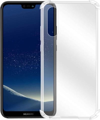 Schokbestendige hoes voor Huawei P20 Lite gemaakt van doorzichtig Shock Proof TPU Siliconen