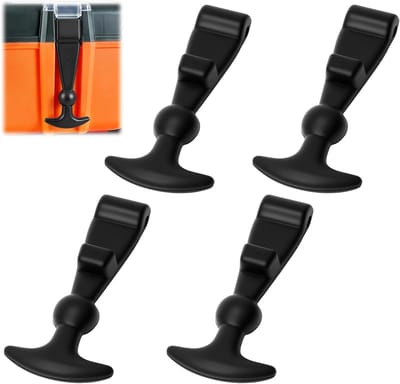 Set van 4 Hoedhouders, 5 Inch Cap Holders met Rubber Elasticiteit en Schokabsorptie voor Trolleys, Motorfietsen en Gereedschapskisten