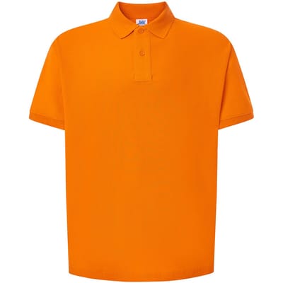 JHK Heren Pique Regular Poloshirt (Oranje)
