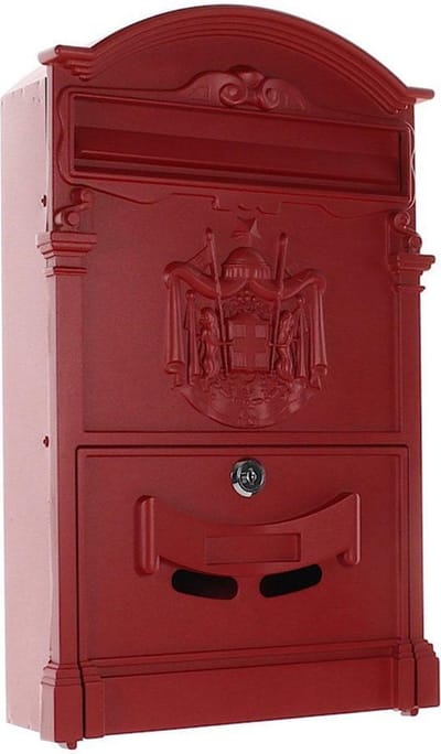 Rottner Engelse Brievenbus Ashford Rood - 41x26x9cm