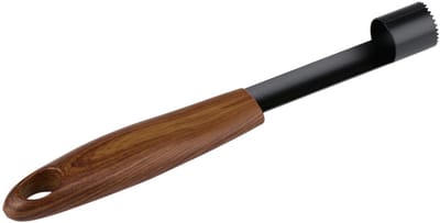 Appelboor 19 cm zwart RVS houten handvat voor klokhuis verwijderen