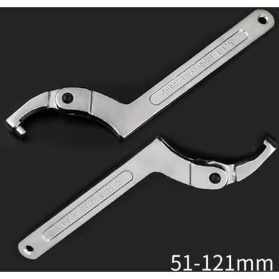 Haaksleutel Verstelbare Universele Sleutelset Ronde/Vierkante Kop CR-V Vorm Chroom Vanadium Schroef Moeren Bouten Schroevendraaier Handgereedschap Flat Head