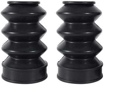 Dailygoods- Ghetta Antislip Rubber - Vork Gamaschen - Gamaschen voor FX XL 883 - Zwart - 2 Stuks - Lengte 11 cm - Vorkgamaschen
