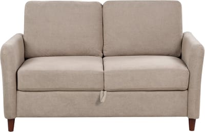 MARE - Tweezitsbank met opbergruimte - Taupe - Corduroy