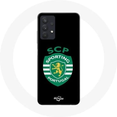 Samsung Galaxy A32 5G hoesje scp sportieve portugal zwarte achtergrond