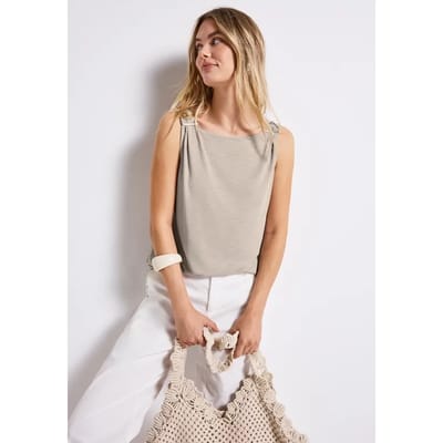 Silk-Look top
