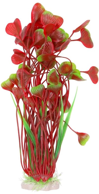 Dailygoods- Aquariumplant Decoratie - Kunststof Waterplant - 40 x 8,5 cm - Ornament voor Grote Aquaria - Onderwaterwereld - Groen - Aquariumdecoratie