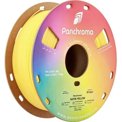 Polymaker CA05010 Panchroma™ Satin Filament PLA kunststof Gesatineerd, Hoge stijfheid 1.75 mm 1000 g Geel 1 stuk(s)