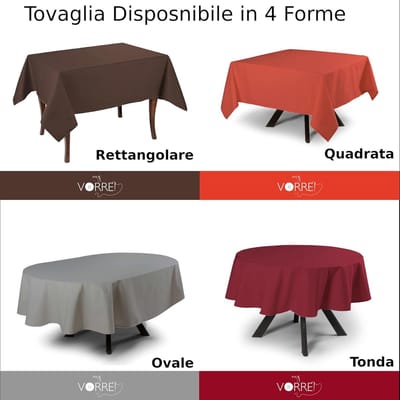 Tafelkleed Vierkant - Linnen Tafelkleed - Eettafel Dekken - Gemaakt in Italië - 200x200 cm - Goud