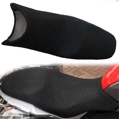 Motorfiets Zadelhoes - Ademend Kussen - Comfortabel Rijden - Schokabsorberend - Universeel - Zwart