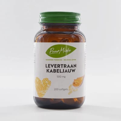 Levertraan Kabeljauw - 500mg - 100 softgels