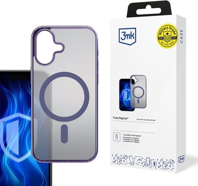 Apple iPhone 16 - 3mk Frosty MagCase Paars