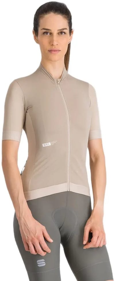 Sportful Srk 2 Korte Mouw Wielertrui Beige XL Vrouw