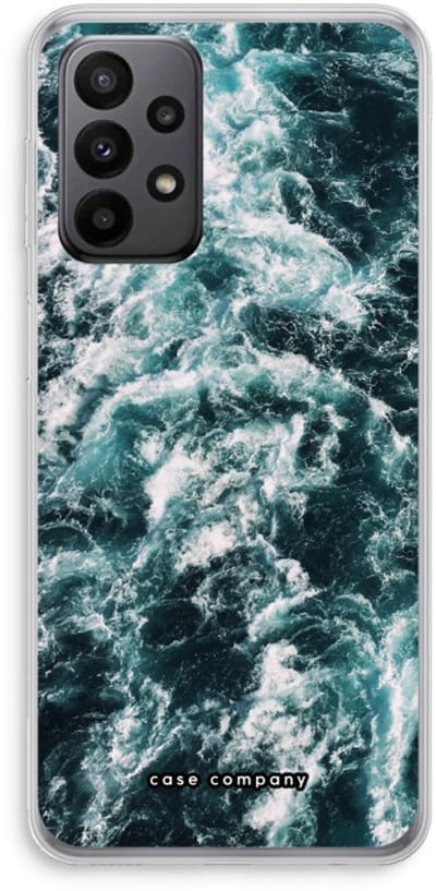 Hoesje geschikt voor Samsung Galaxy A23 hoesje - Zee golf - Soft Cover Telefoonhoesje - Bescherming aan alle Kanten en Schermrand