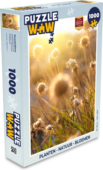 Puzzel Planten - Natuur - Bloemen - Zon - Horizon - Legpuzzel - Puzzel 1000 stukjes volwassenen