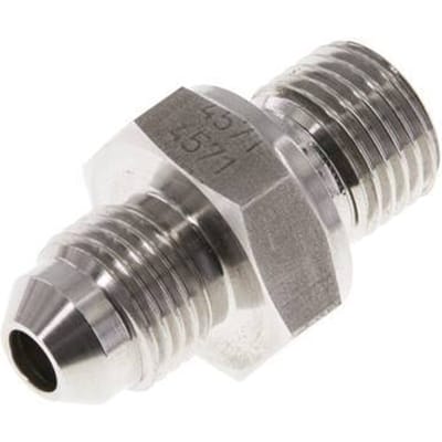 JIC  Dubbele Nippel G1/4'' X UNF 1/2''-20 RVS FKM 275bar