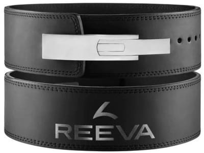 Reeva Lifting Belt met RVS gespsluiting - Maat XS - Lever Belt geschikt voor Crossfit, Powerlifting, Fitness en Bodybuilding - Lifting Belt voor Heren en Dames