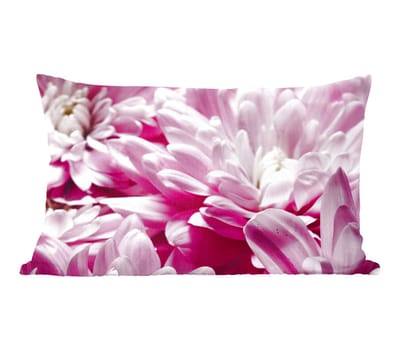 Sierkussens - Kussentjes Woonkamer - 50x30 cm - Bloemen - Roze - Natuur
