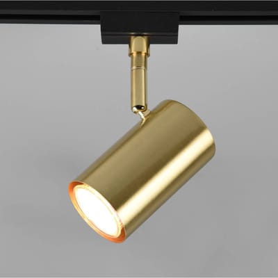 Trio Lighting spot Marley DUOline, GU10, mat messing