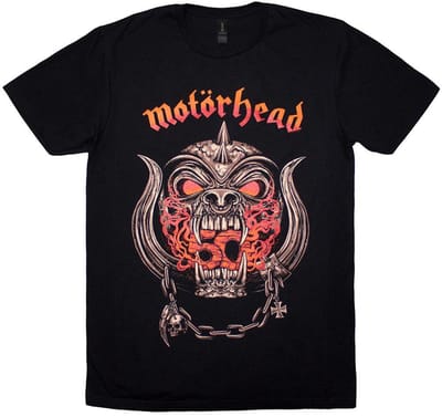 Motorhead - 50 Years Warpig Red Gradient Heren T-shirt - S - Zwart
