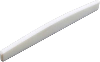 Allparts BS0243000 Zadel van been met afgeronde top voor akoestische gitaar 76x2,8x9,5 mm