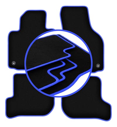 CARLUX-BLUE automatten voor: Volkswagen Jetta V sedan, variant, stationwagen (2005-2011)