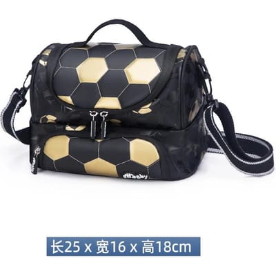 Nieuwe 3D Leuke Orthopedische Schooltas Voor Jongens Cartoon Voetbal Rugzak Kinderen Kinderen Hoge Capaciteit Waterdicht 1-3 Klas Schooltas black
