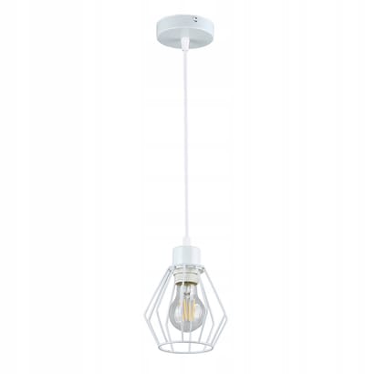 Hanglamp Loft Brylant E27 Wit Metaal 105cm