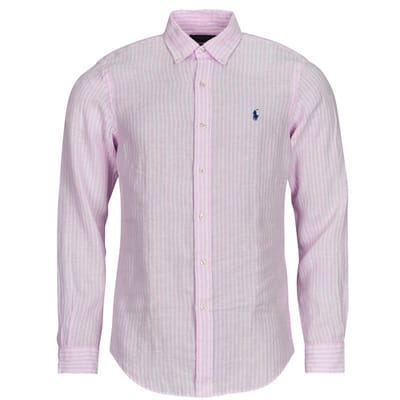 Overhemd Lange Mouw Polo Ralph Lauren CHEMISE RAYEE COUPE DROITE EN LIN