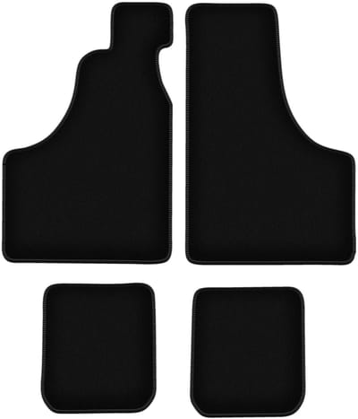 BASIC zwarte veloursmatten voor: Fiat 126P n.v.t. (1973-2001)