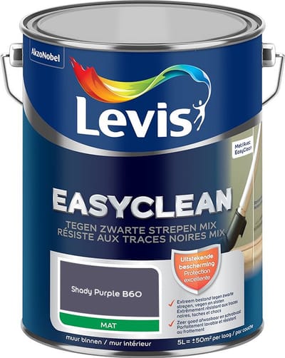 Levis - Easyclean Tegen Zwarte Strepen Mix - Shady Purple B60 - Mengverf - 5 L