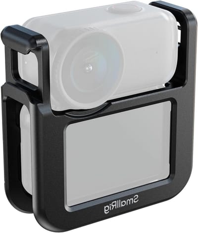 Half Cage voor DJI Osmo Nano met 1/4"-20 Draadgat, Snelle Koppeling en Koud Schoen Bevestiging - Ideaal voor Videografie en Fotografie Accessoires