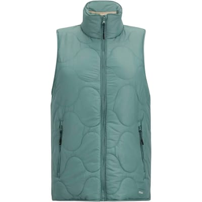 Waterafstotend gewatteerd gilet voor dames van het merk Carlette