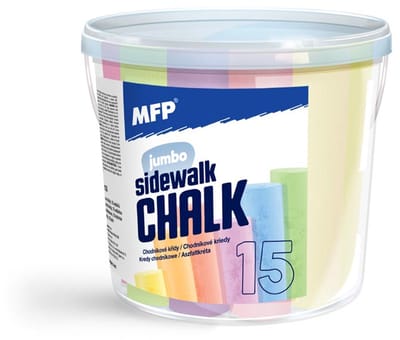 Stoepkrijt M Rond 15 St - UNI