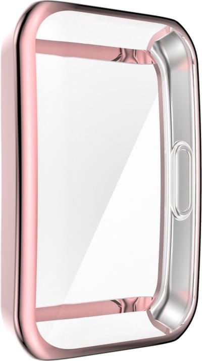 Screenprotector watch case - hoesje - geschikt voor Huawei Band 6 / Band 6 Pro / Honor Band 6 - roze