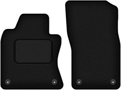 Wielganizator WLG-CARLUX Serie - Auto Vloermatten Voor - Infinity Q60 Coupe - Zwart - Polypropyleen