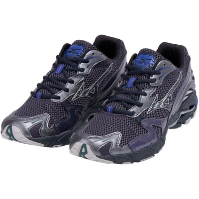 Mizuno Unisex S.l.wave Rider Odysseygray/black/metallicgray Maat: 44 | Hardloopschoenen Outlet | Unisex | Zwart