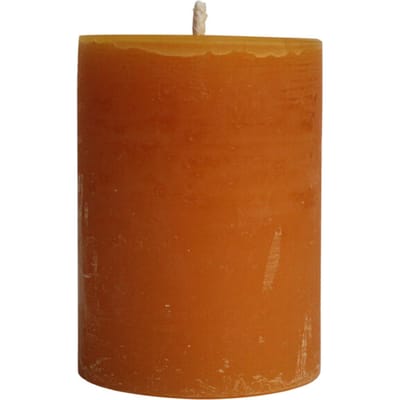 PTMD - Kaars Rustic Outdoor - Oranje - 15x15x20cm
