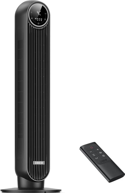 Fan met afstandsbediening, Quiet Cooling Fan, 90° Oscillating Fan met 4 snelheden, 4 modi, 8 uur timer, Stand Fans