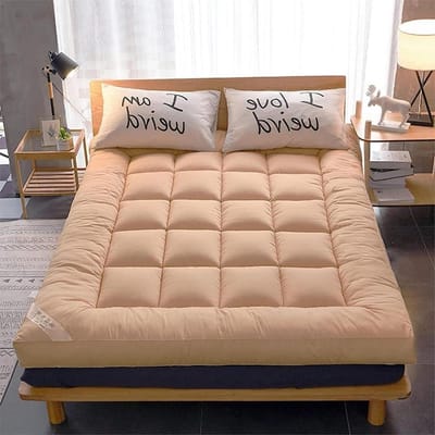 Opvouwbare Futon Matras - Vloerbedding Pad - Ruimtebesparend Slapen - Extra Dik Comfort - 90 x 200 cm - Grijs